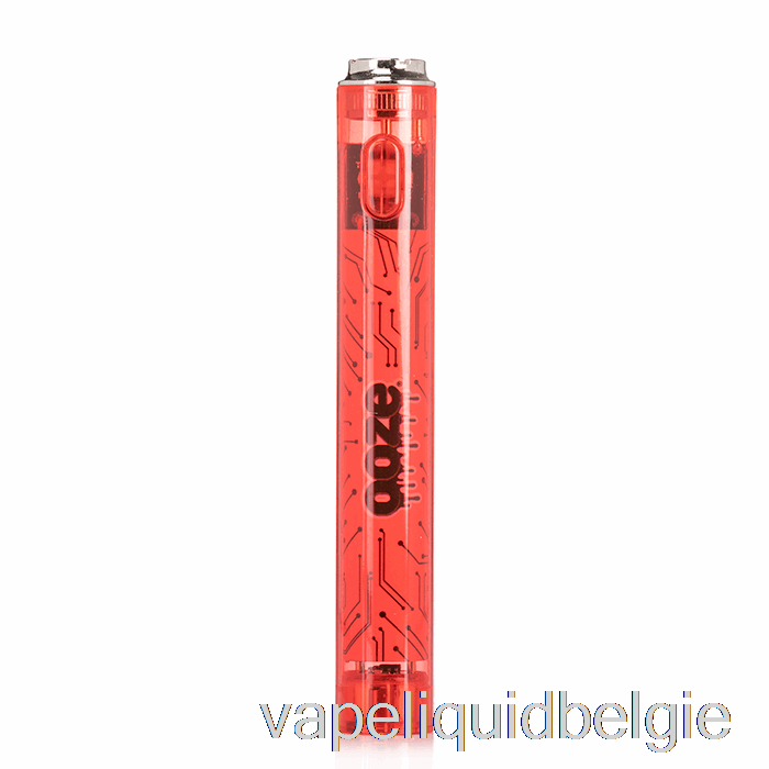 Vape België Ooze Slim 400mah Clear 510 Vape Batterij Robijnrood